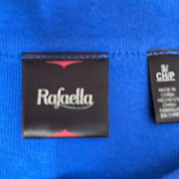Royal Blue Classic short Sleeve Rafealla knitTop SP - Picture 4 of 5